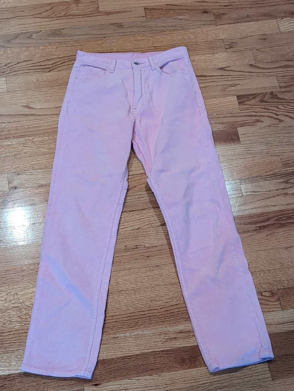 John Galt Bright Pink Straight Leg Cords